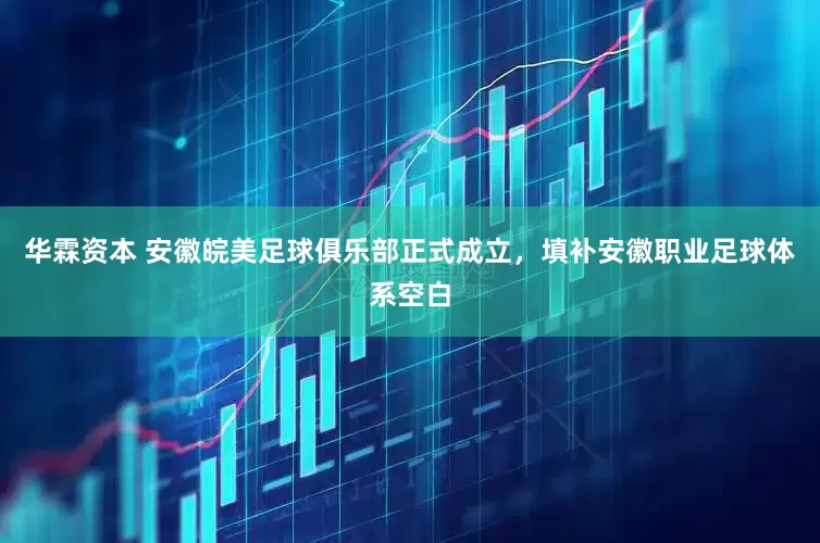 华霖资本 安徽皖美足球俱乐部正式成立，填补安徽职业足球体系空白